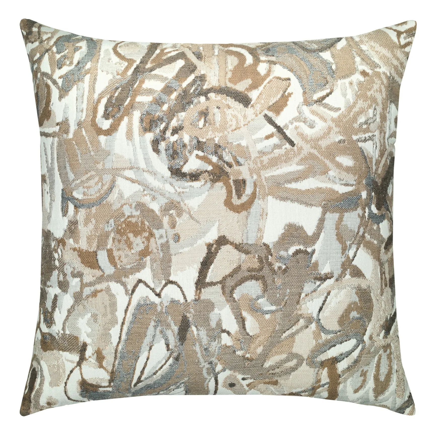 22" Square Elaine Smith Pillow  Urban Graffiti