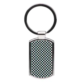 3D Squares - Trippy Patterns Luxury Keyring