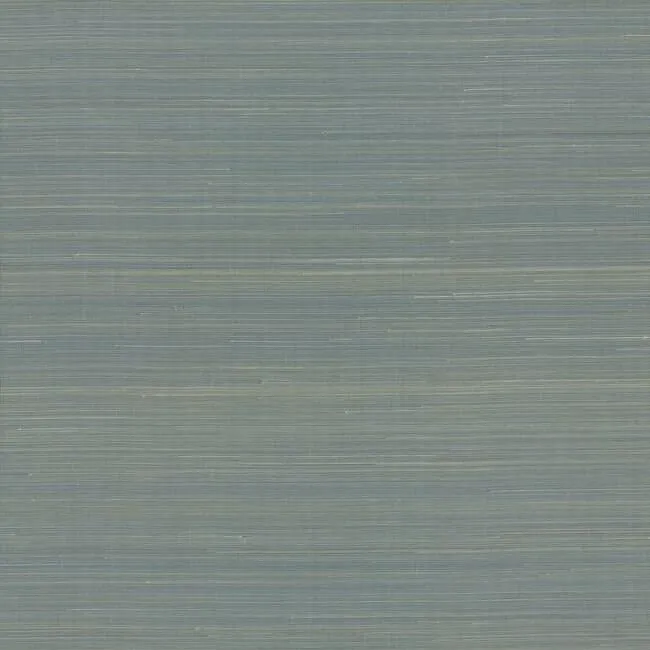 Abaca Weave Wallpaper in Blue from the Elegant Earth Collection