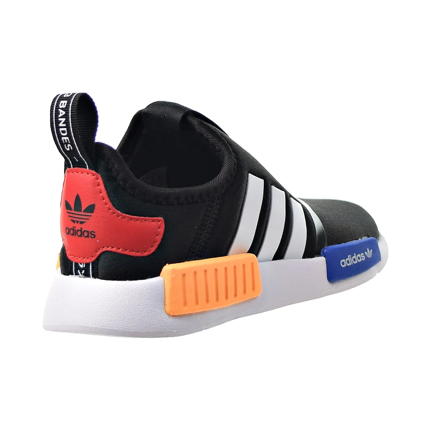 Adidas NMD 360 I Toddlers' Slip-On Shoes Black-White-Solar Gold