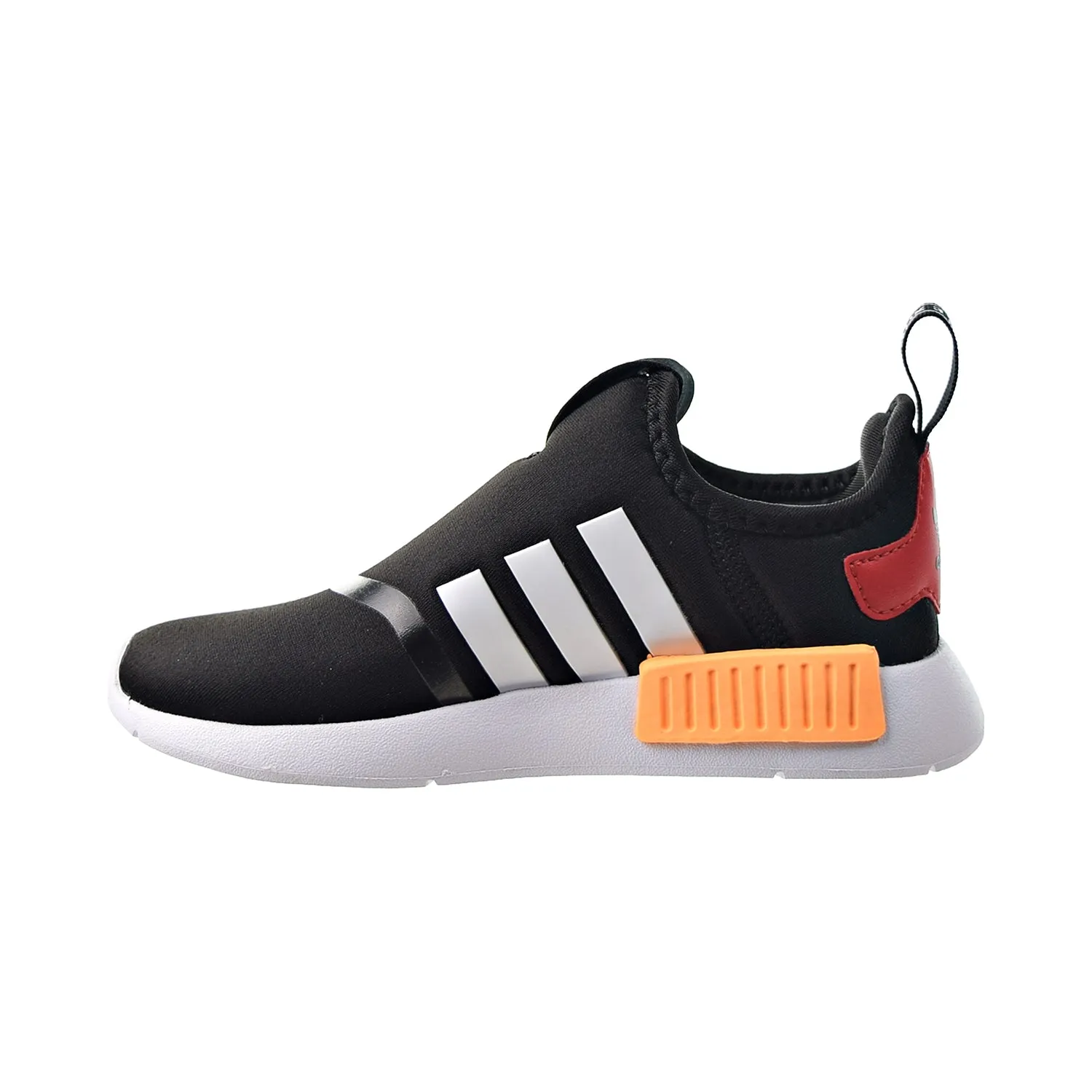 Adidas NMD 360 I Toddlers' Slip-On Shoes Black-White-Solar Gold