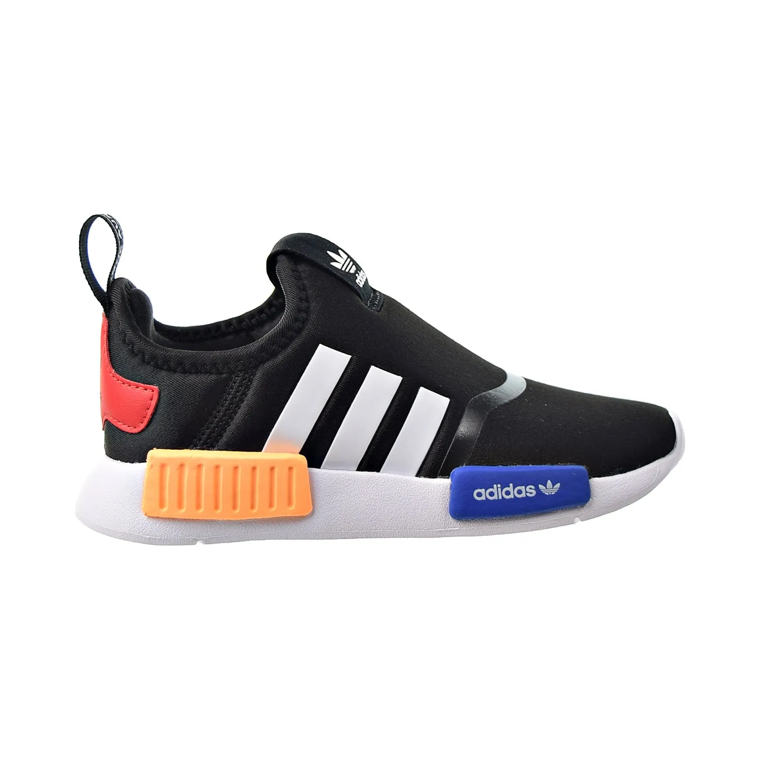 Adidas NMD 360 I Toddlers' Slip-On Shoes Black-White-Solar Gold