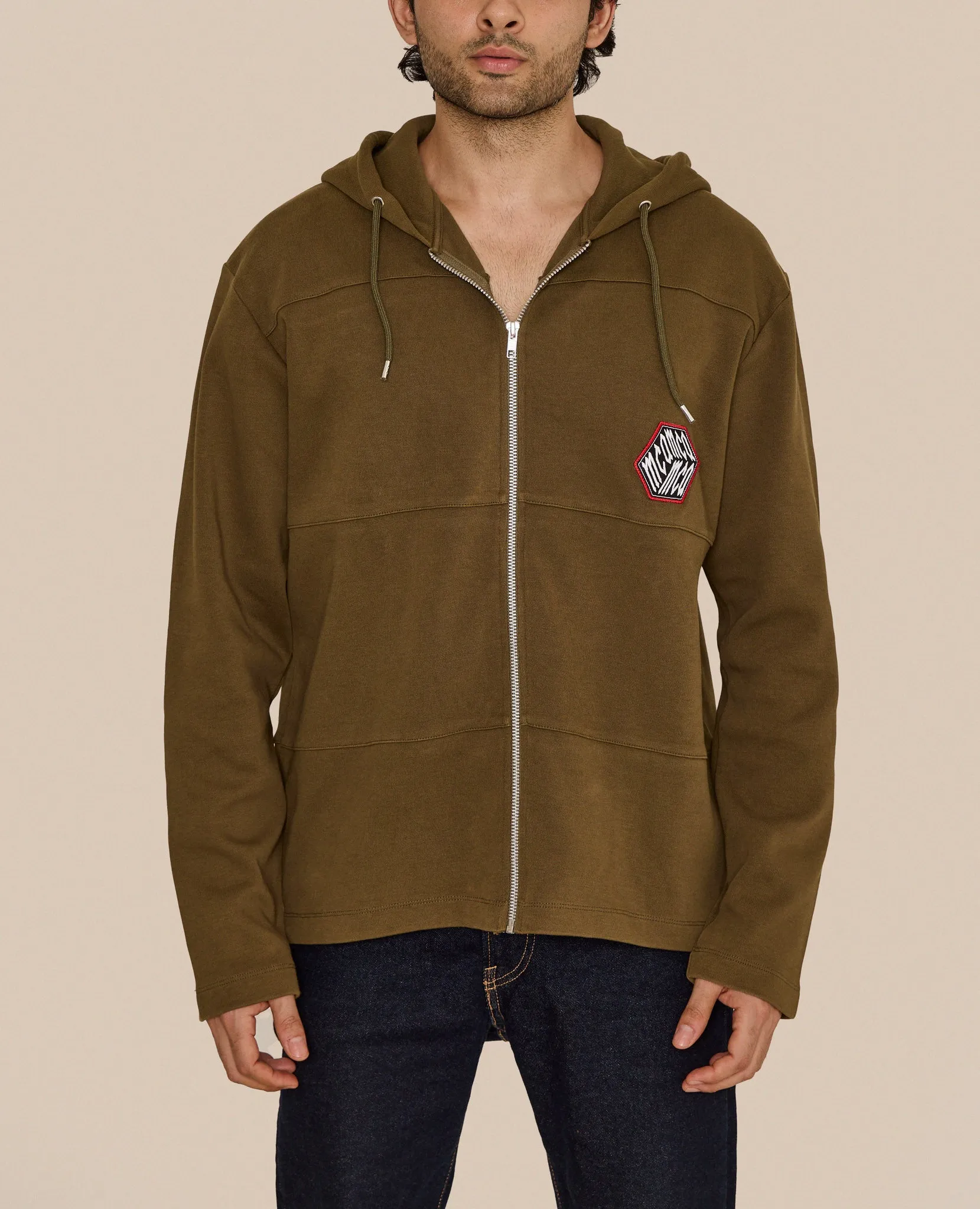 ALEXANDER MCQUEEN HOODIE KHAKI