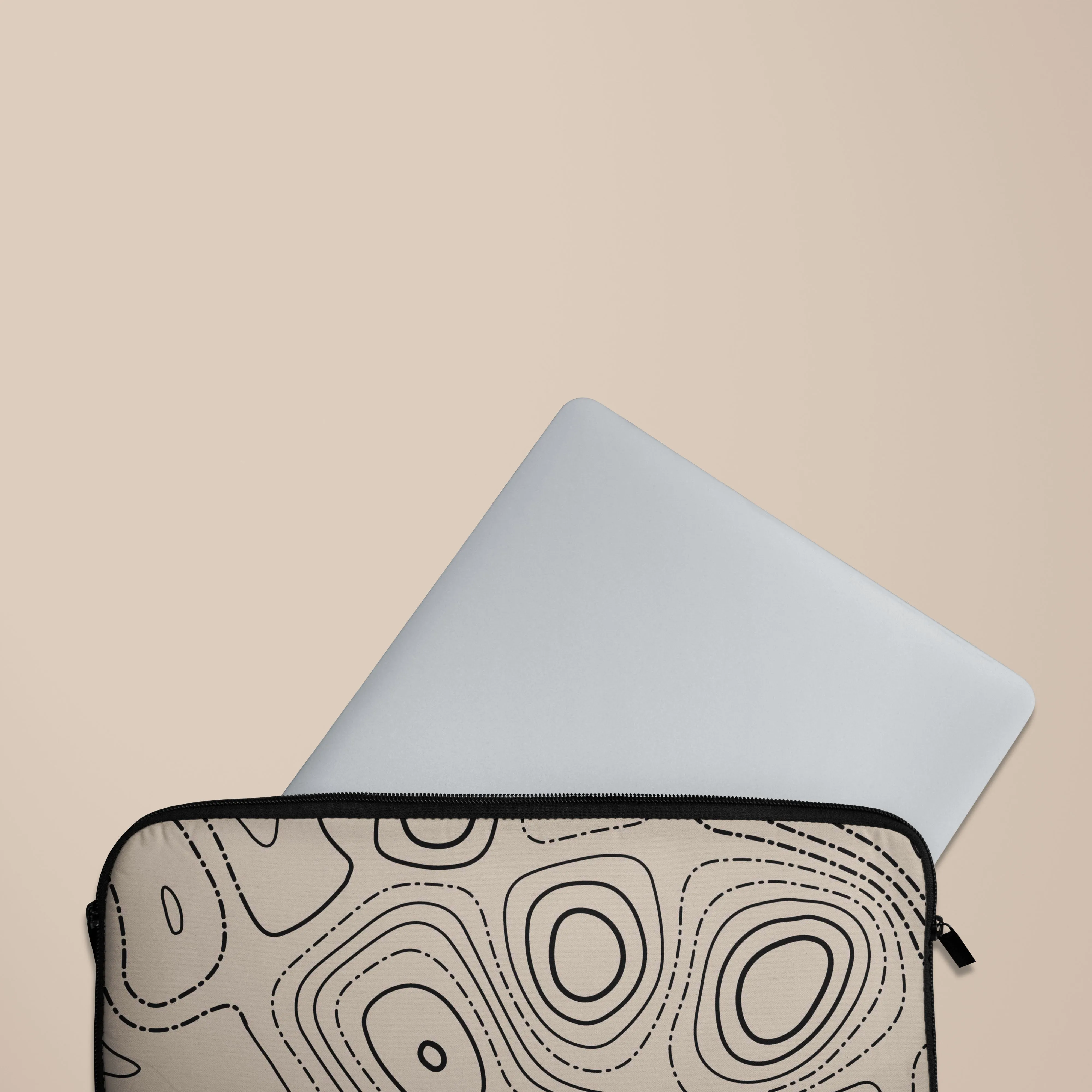 Beige Terrain Laptop Sleeve