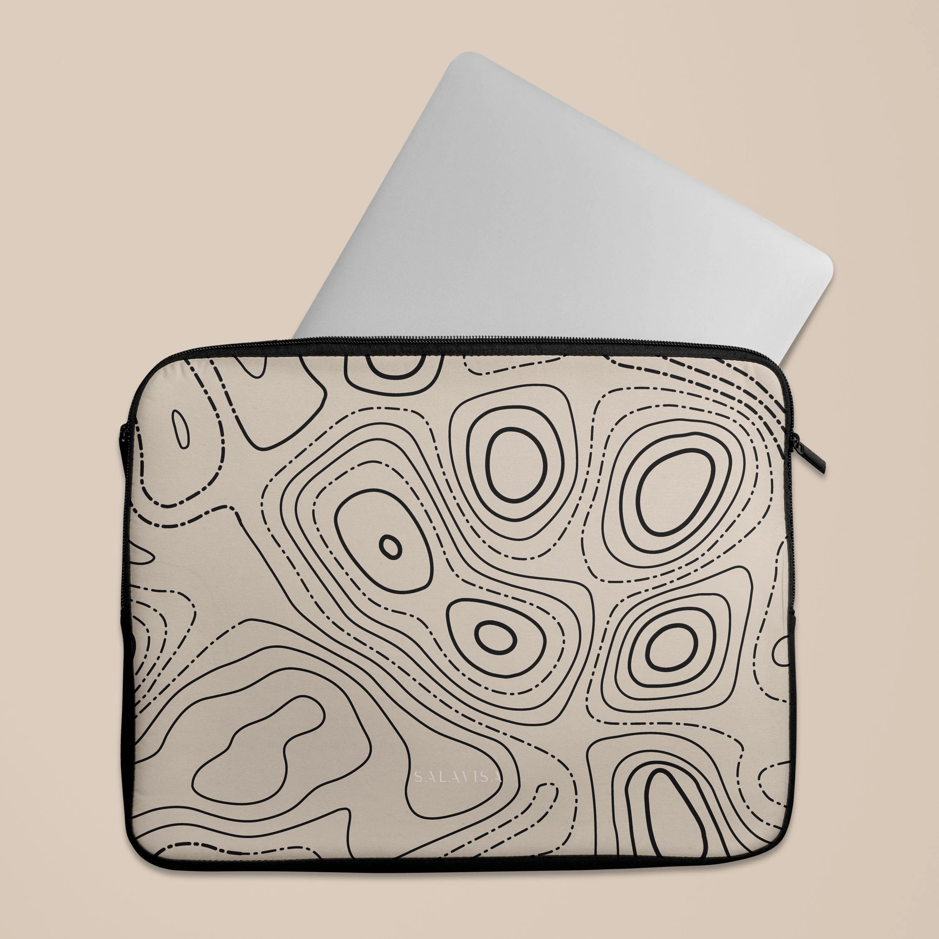 Beige Terrain Laptop Sleeve