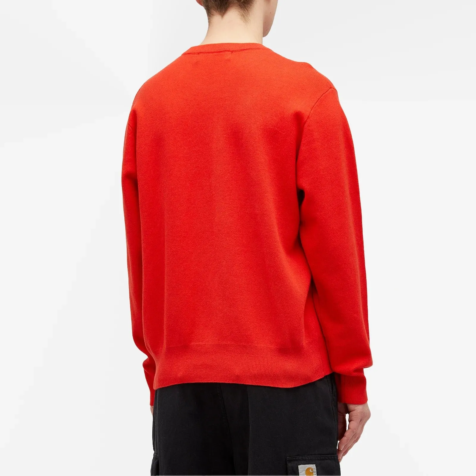 Billionaire Boys Club Astro Crew Knit Sweatshirt, Red/Yellow