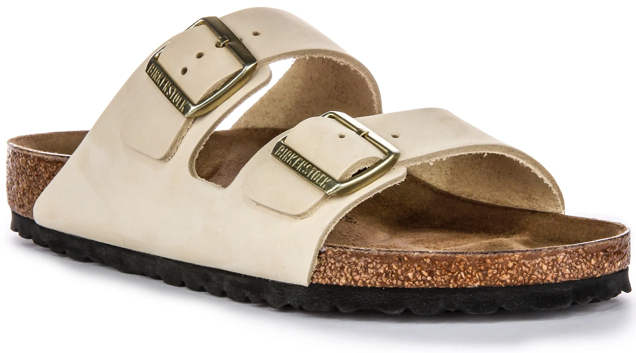 Birkenstock Arizona In Beige | Regular Fit