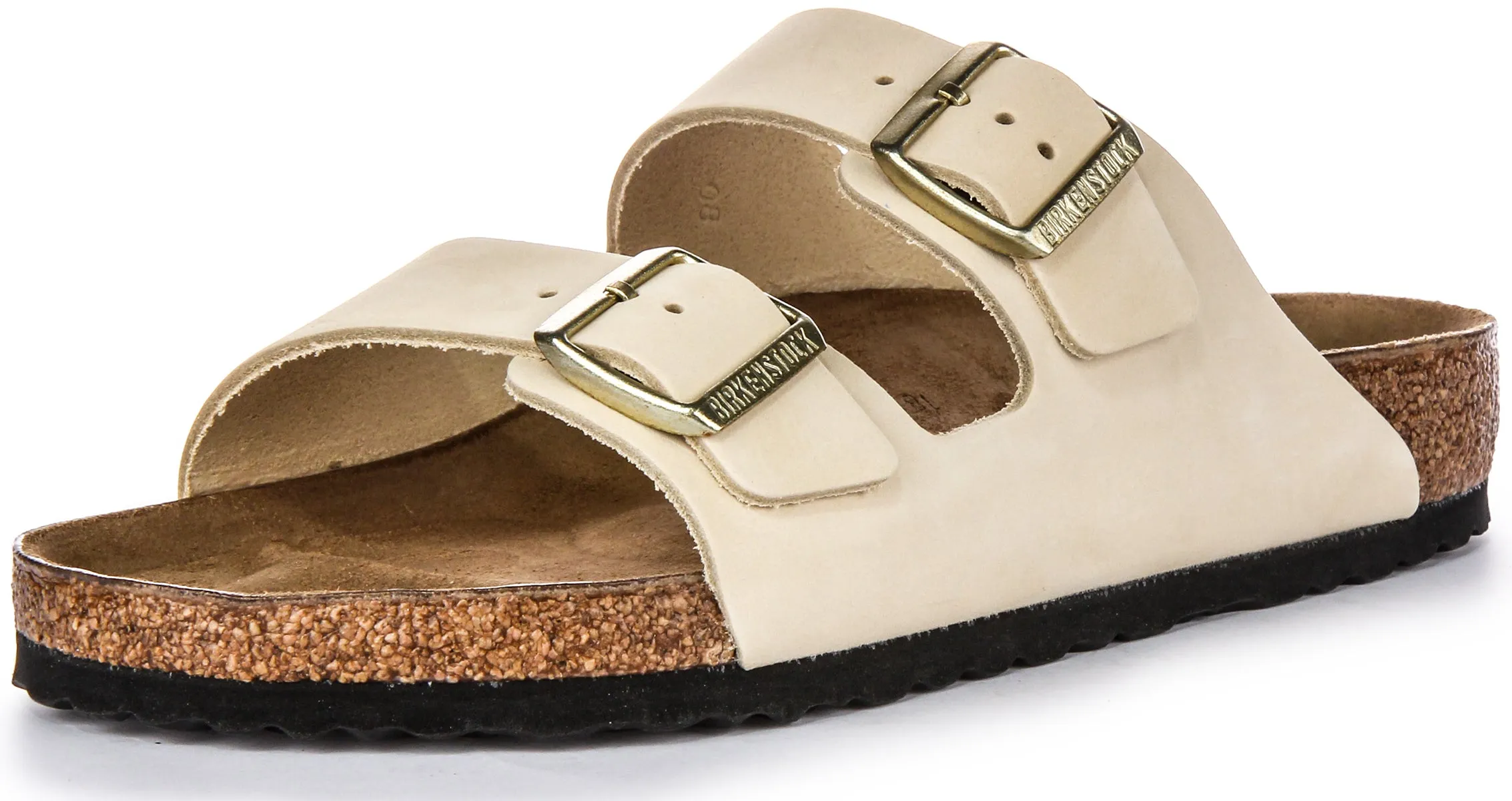 Birkenstock Arizona In Beige | Regular Fit