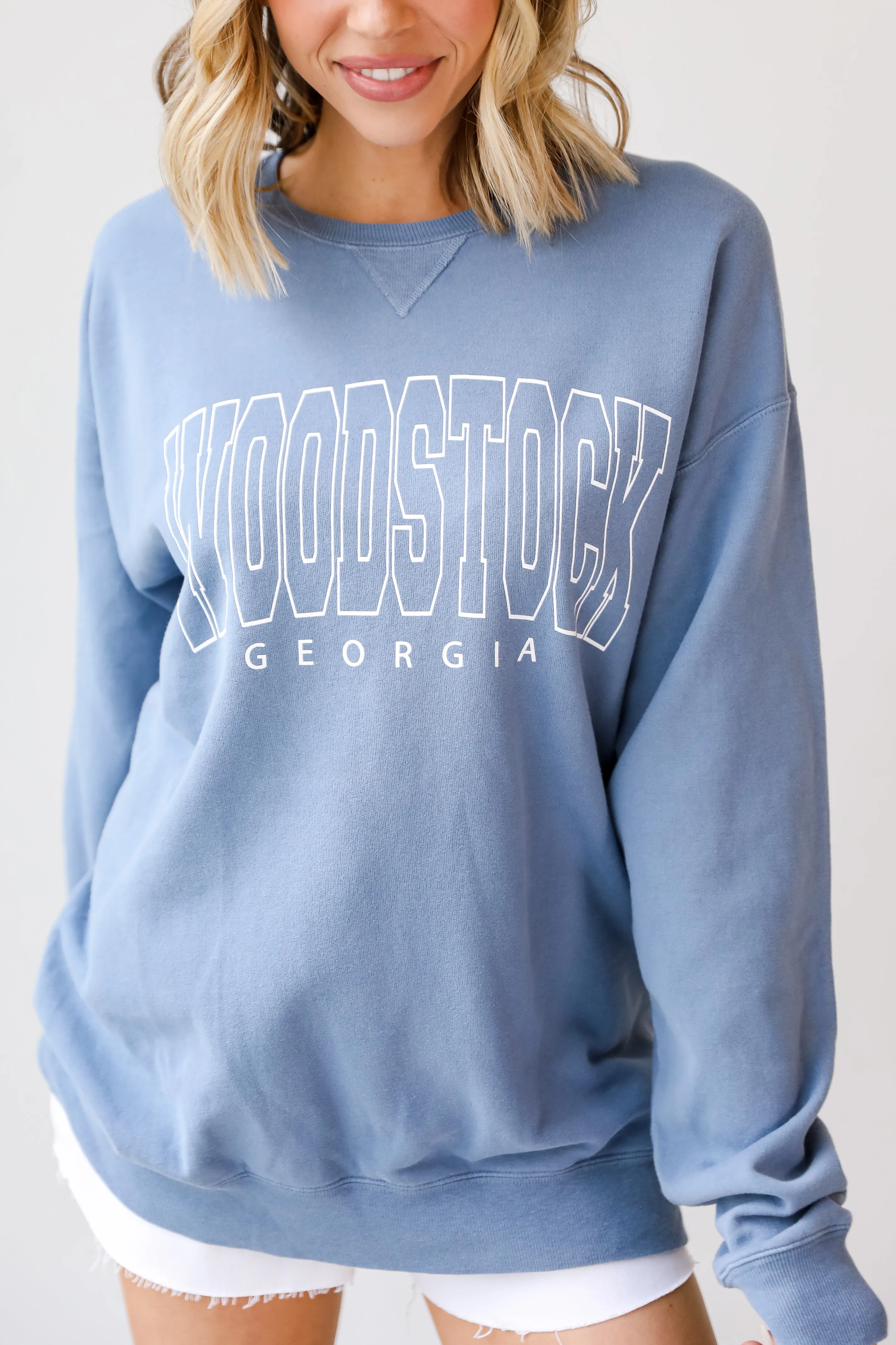 Blue Woodstock Georgia Sweatshirt