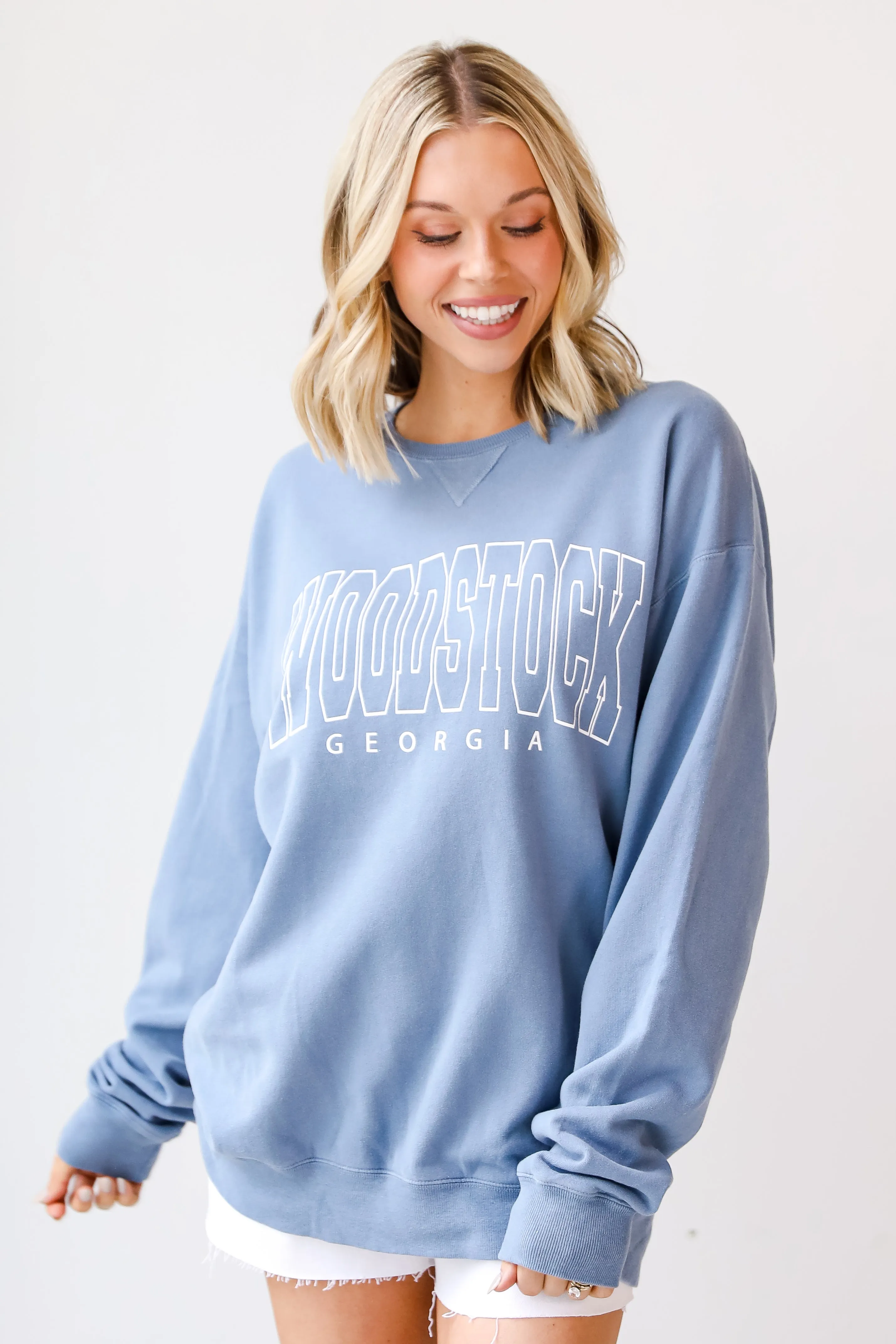 Blue Woodstock Georgia Sweatshirt