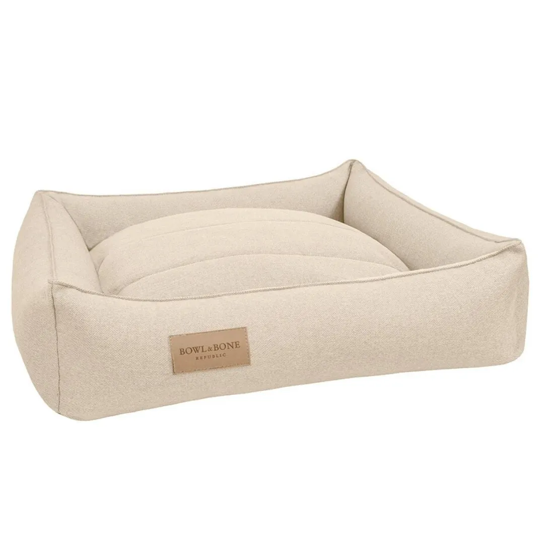 Bowl and Bone Urban Dog Bed Beige