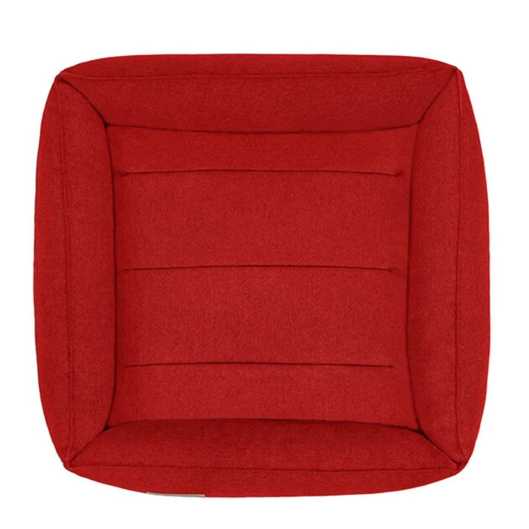 Bowl and Bone Urban Dog Bed Red