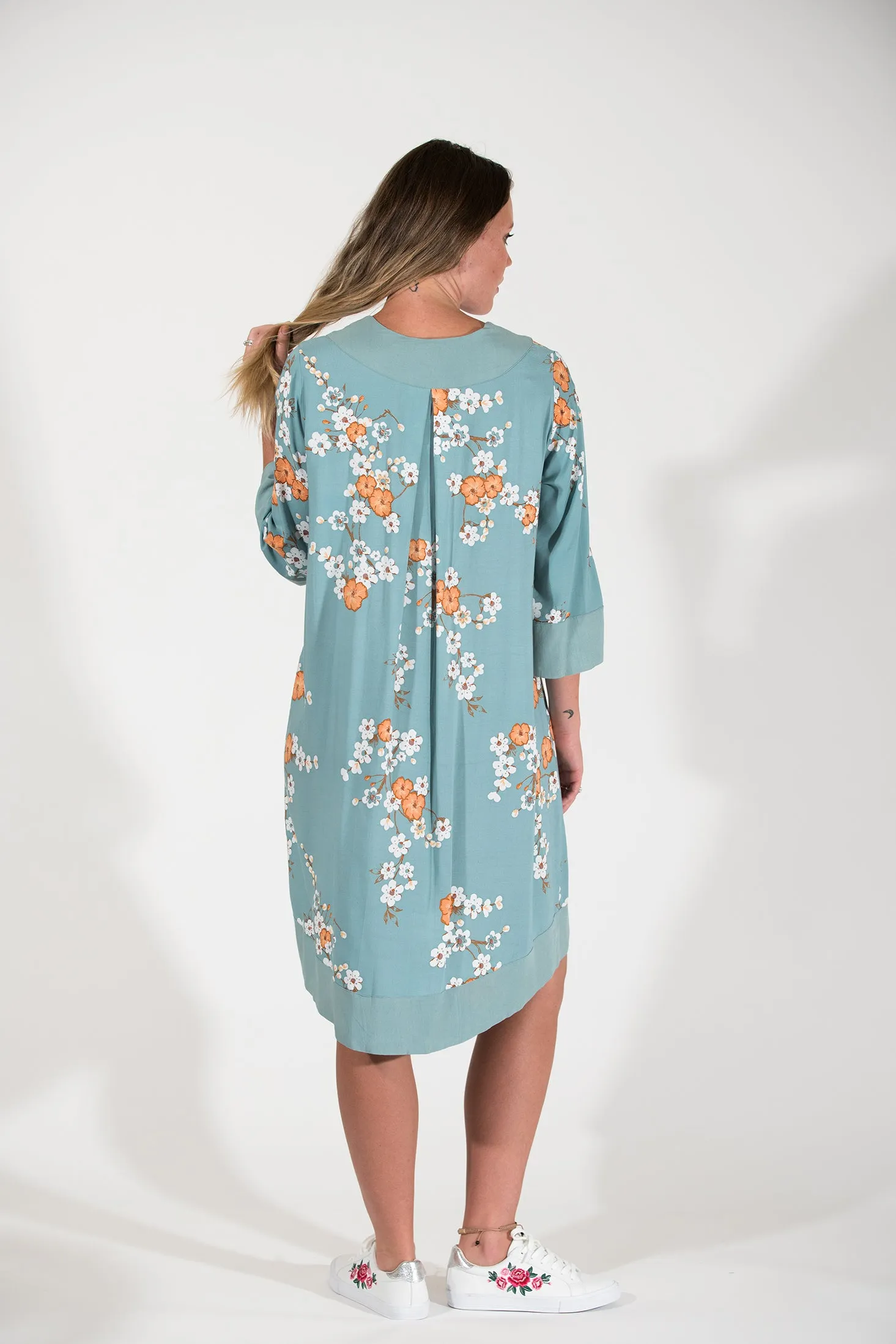 Bridget Dress - Orange Cosmos