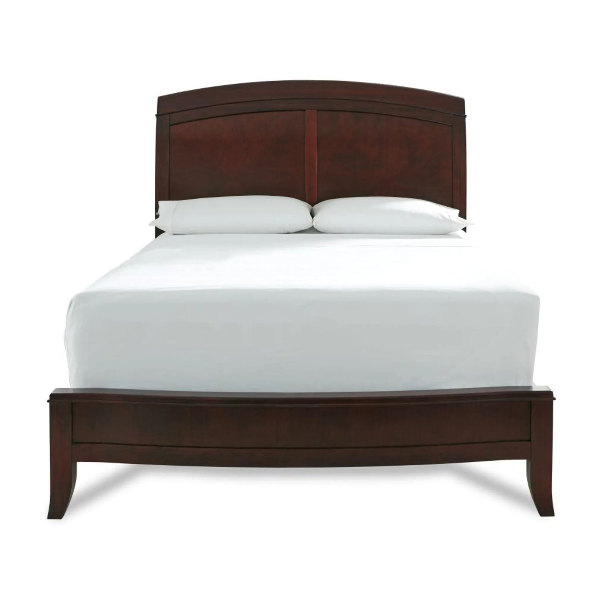 Brighton Wood Sleigh Bed in Cinnamon