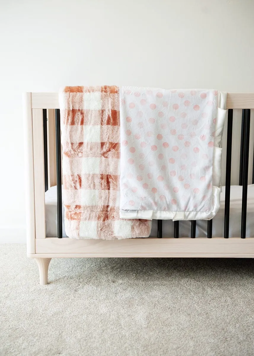 Buffalo Check Blush Blanket