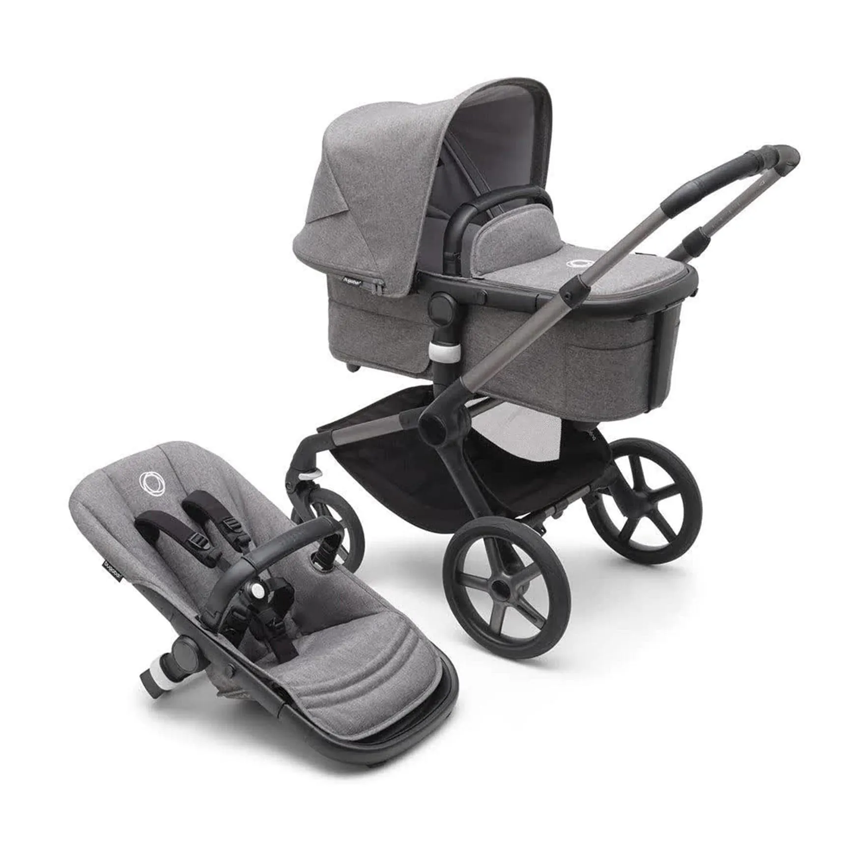 Bugaboo Fox 5 Complete Stroller - Grey Melange