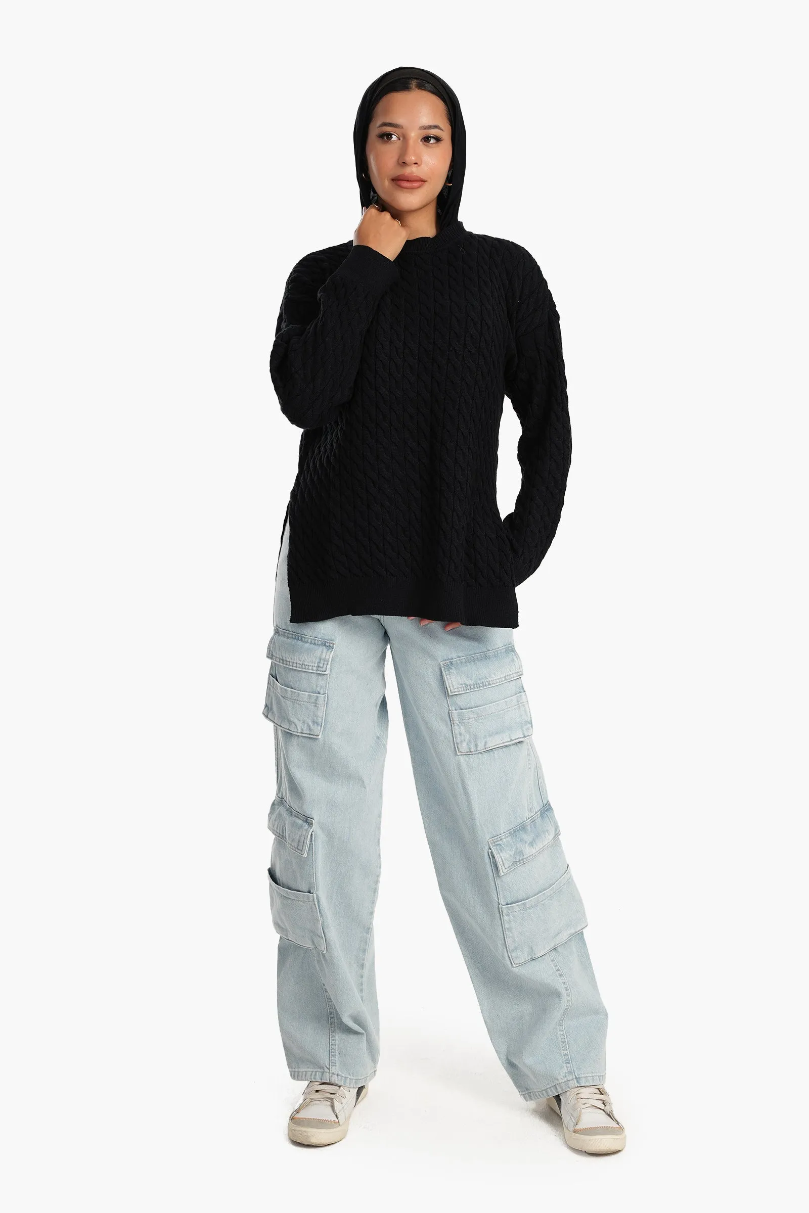 Cable Knitted Lounge Pullover