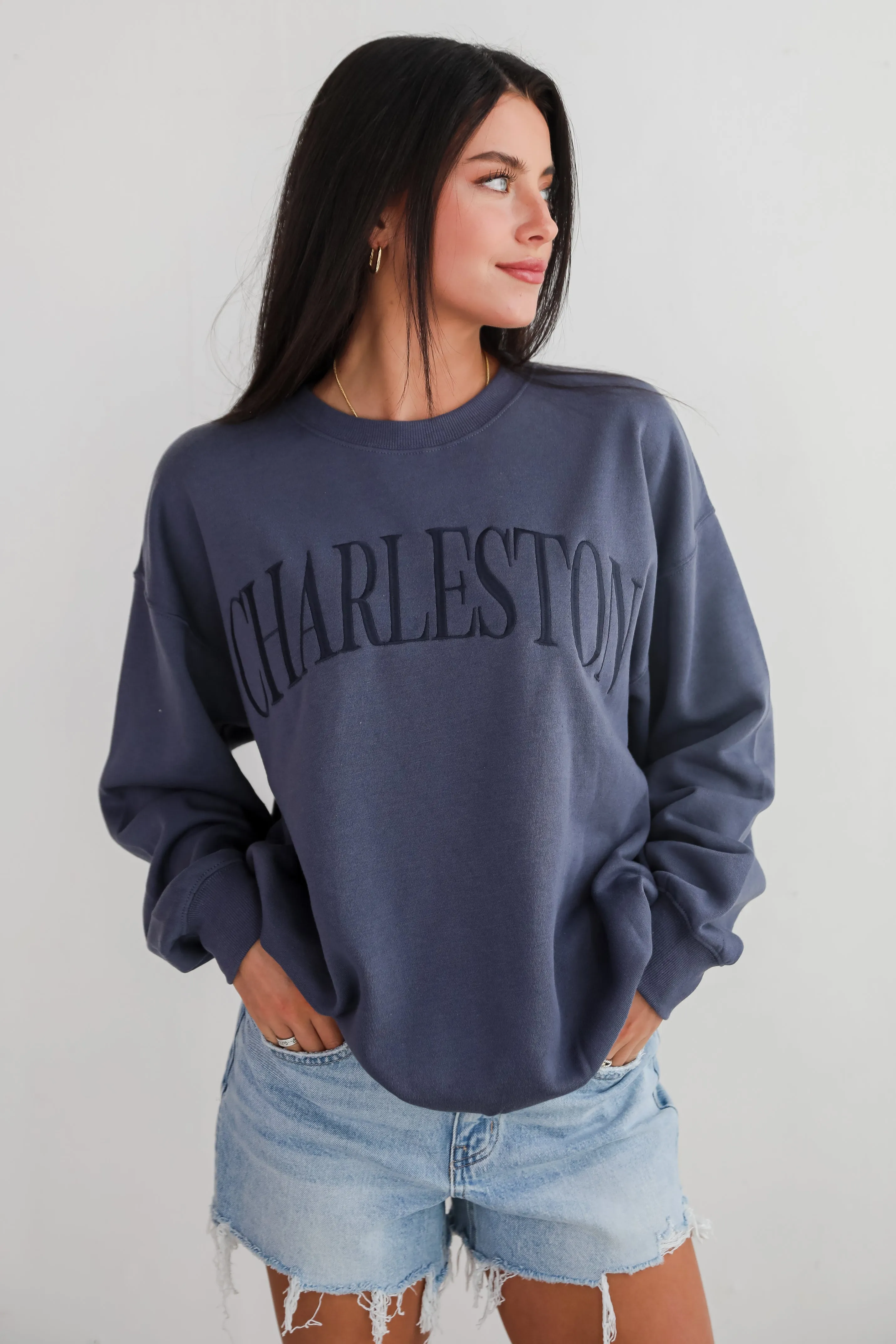 Charleston Embroidered Sweatshirt