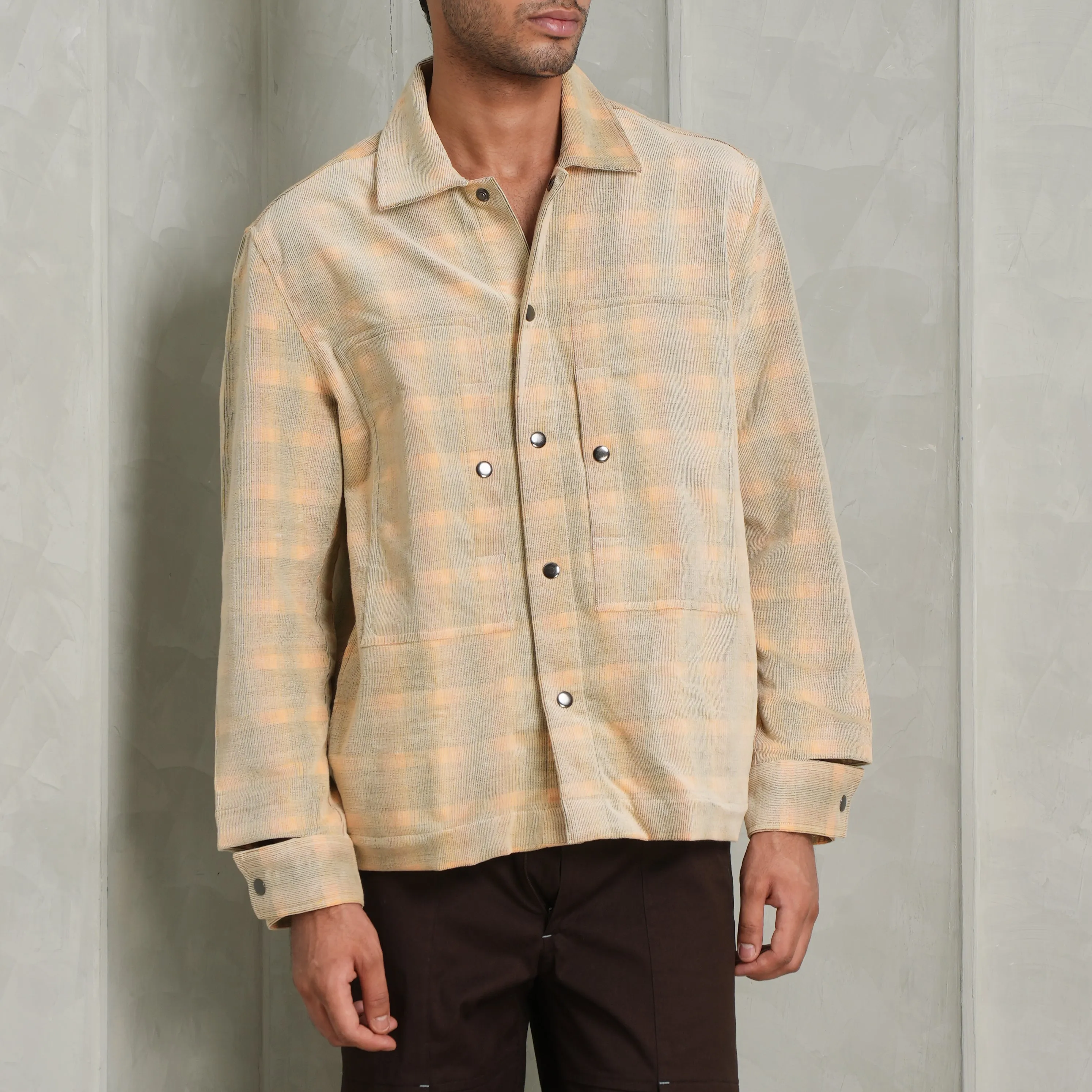 Checks Cordurory Overshirt