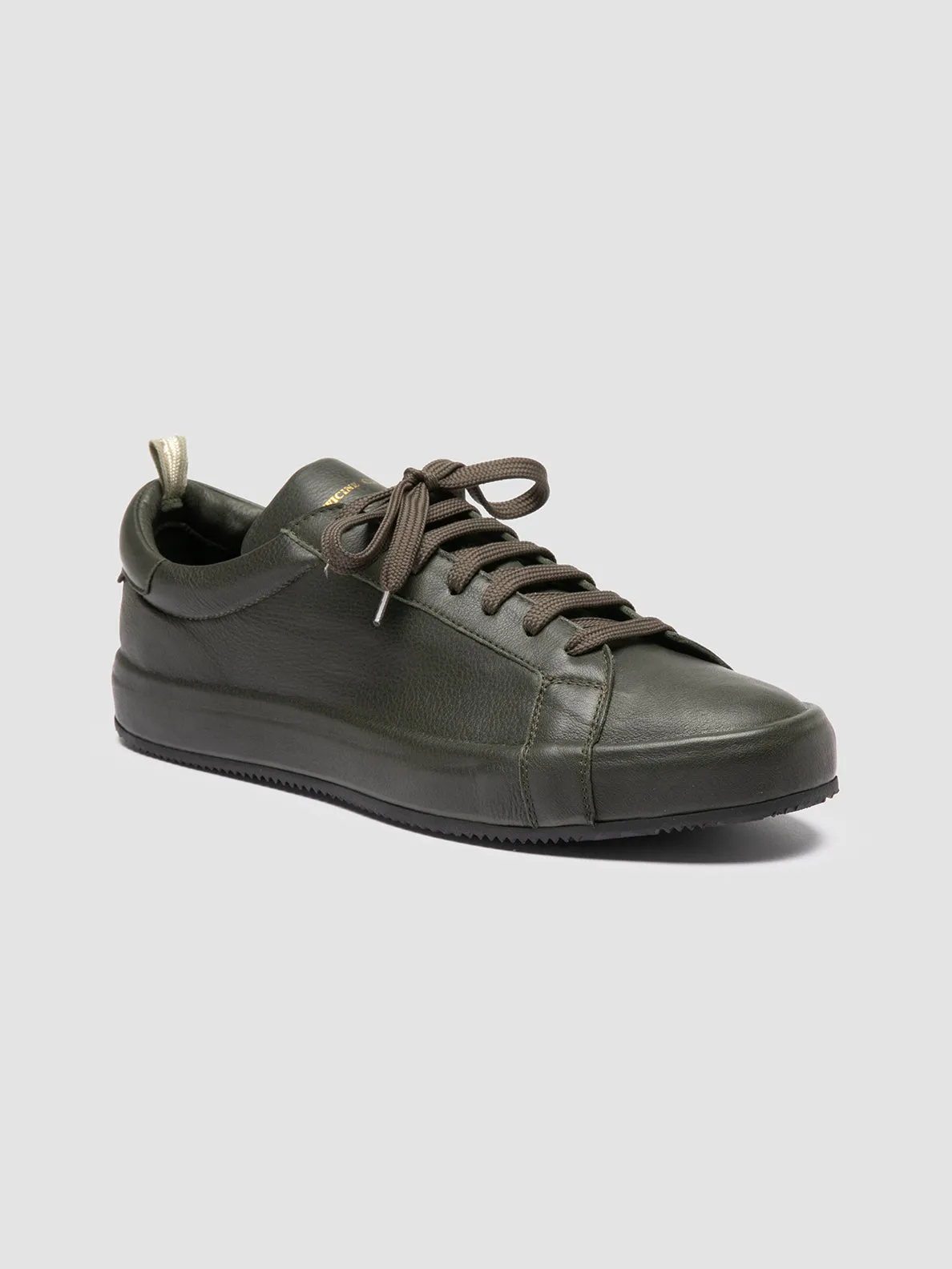 CORE 001 - Green Leather Sneakers