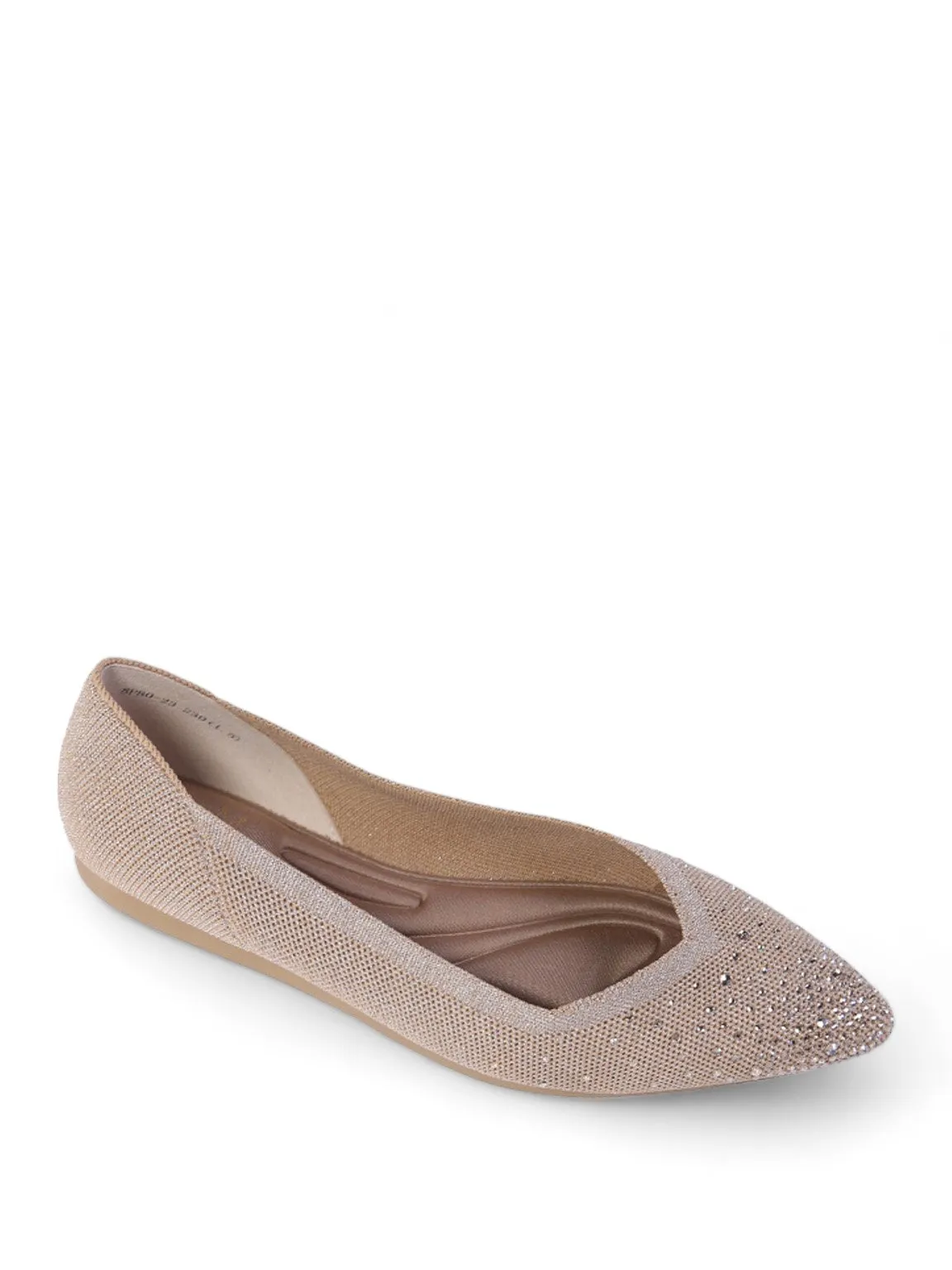 Crysty Glistening Ballerina Flats