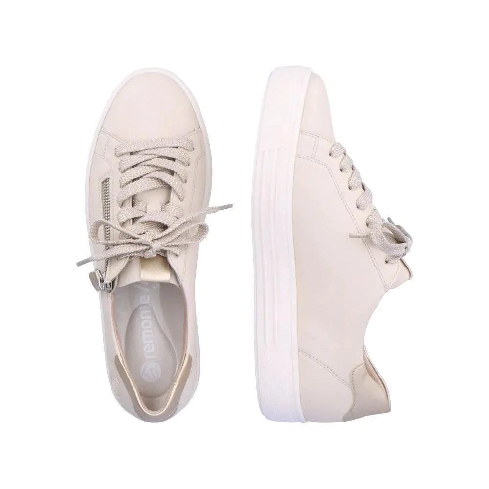 D0903-61 Beige Sneaker Zip