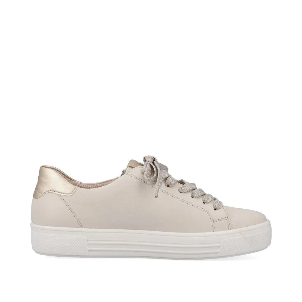 D0903-61 Beige Sneaker Zip