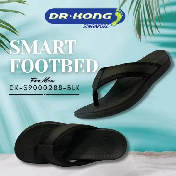 DR.KONG MEN'S TOTAL CONTACT SANDALS DK-S9000288-BLK(RP : $159)