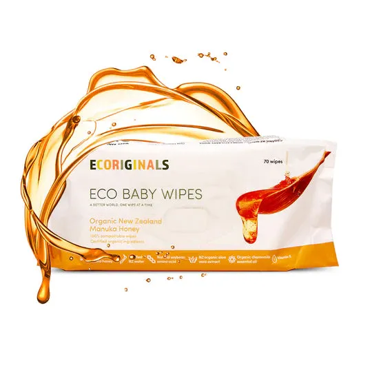 Ecoriginals - Plant Based Manuka Honey Wipes