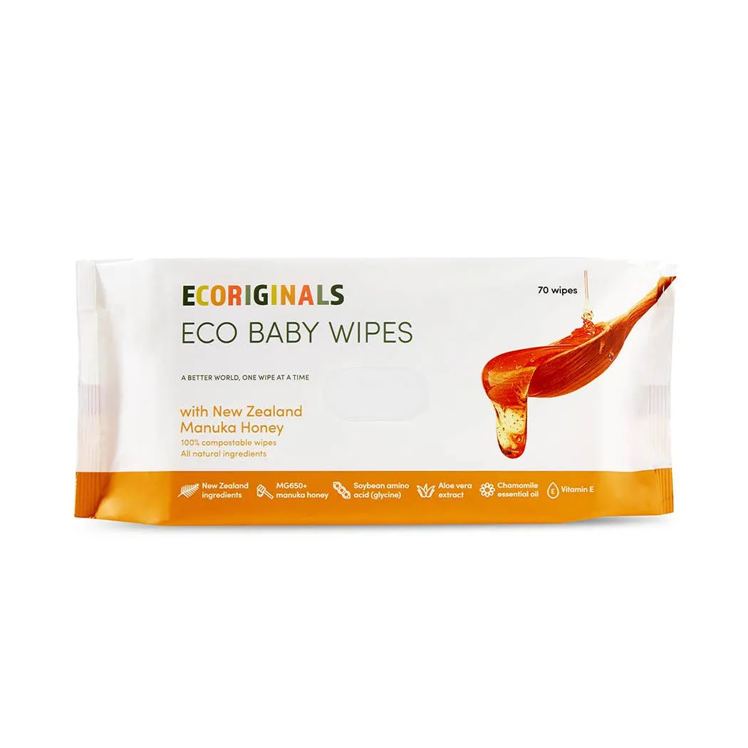 Ecoriginals - Plant Based Manuka Honey Wipes