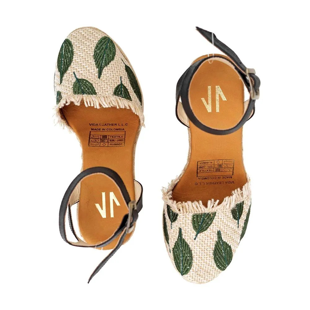 Espadrille Wedges Silvia Cobos Son Green