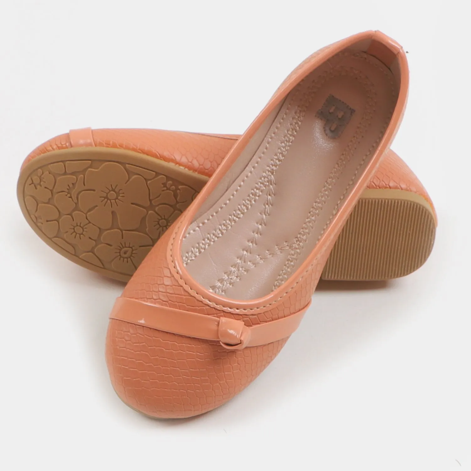 Girls Pumps 910-31 - Peach