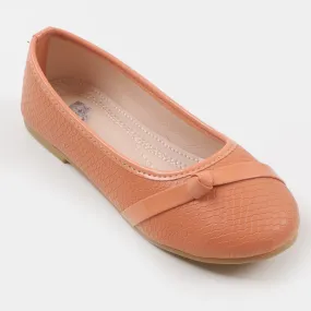 Girls Pumps 910-31 - Peach