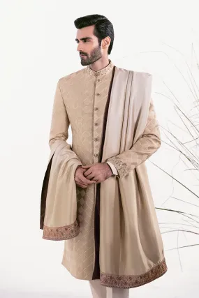 GOLD SHERWANI