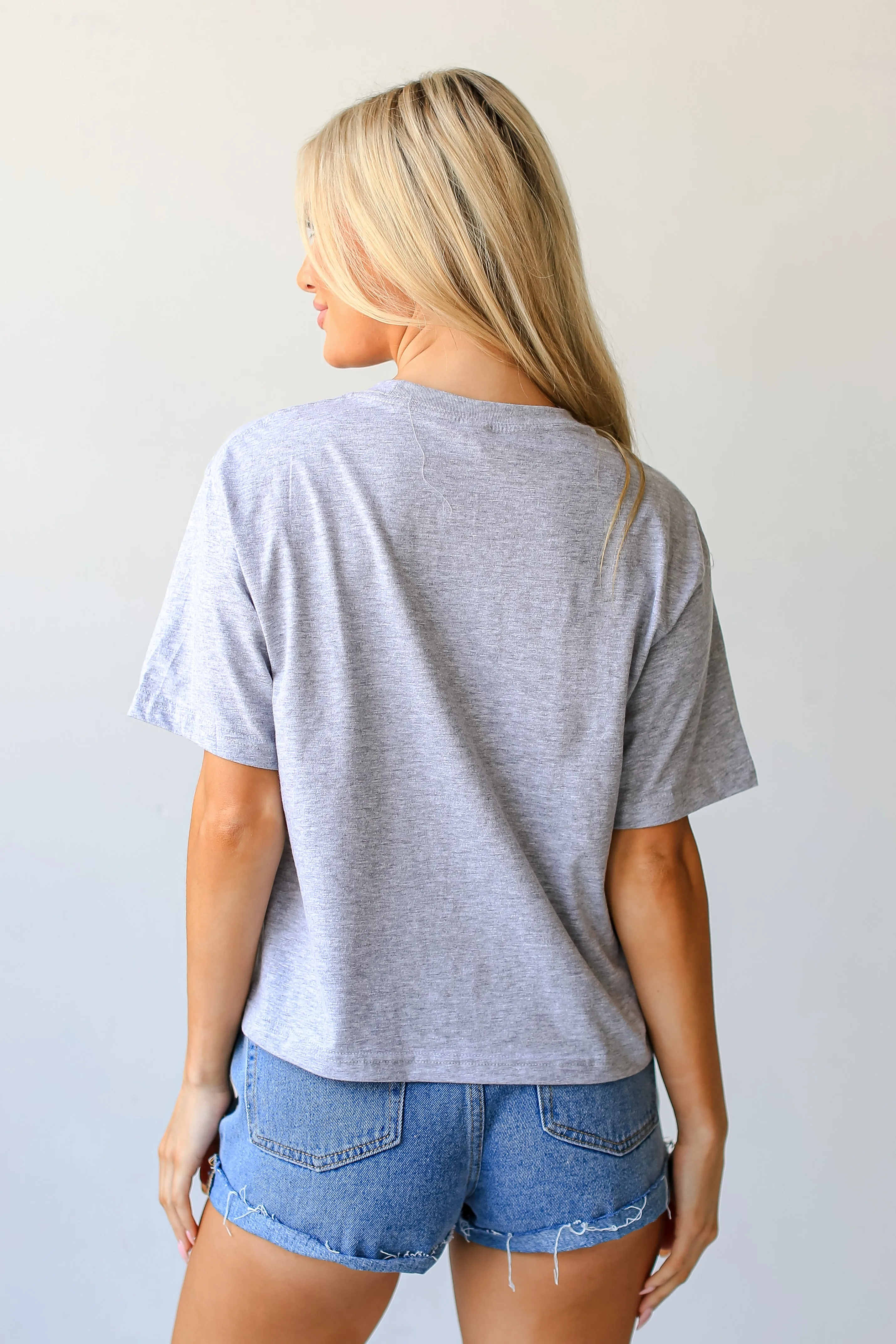 Heather Grey North Georgia Cropped Tee