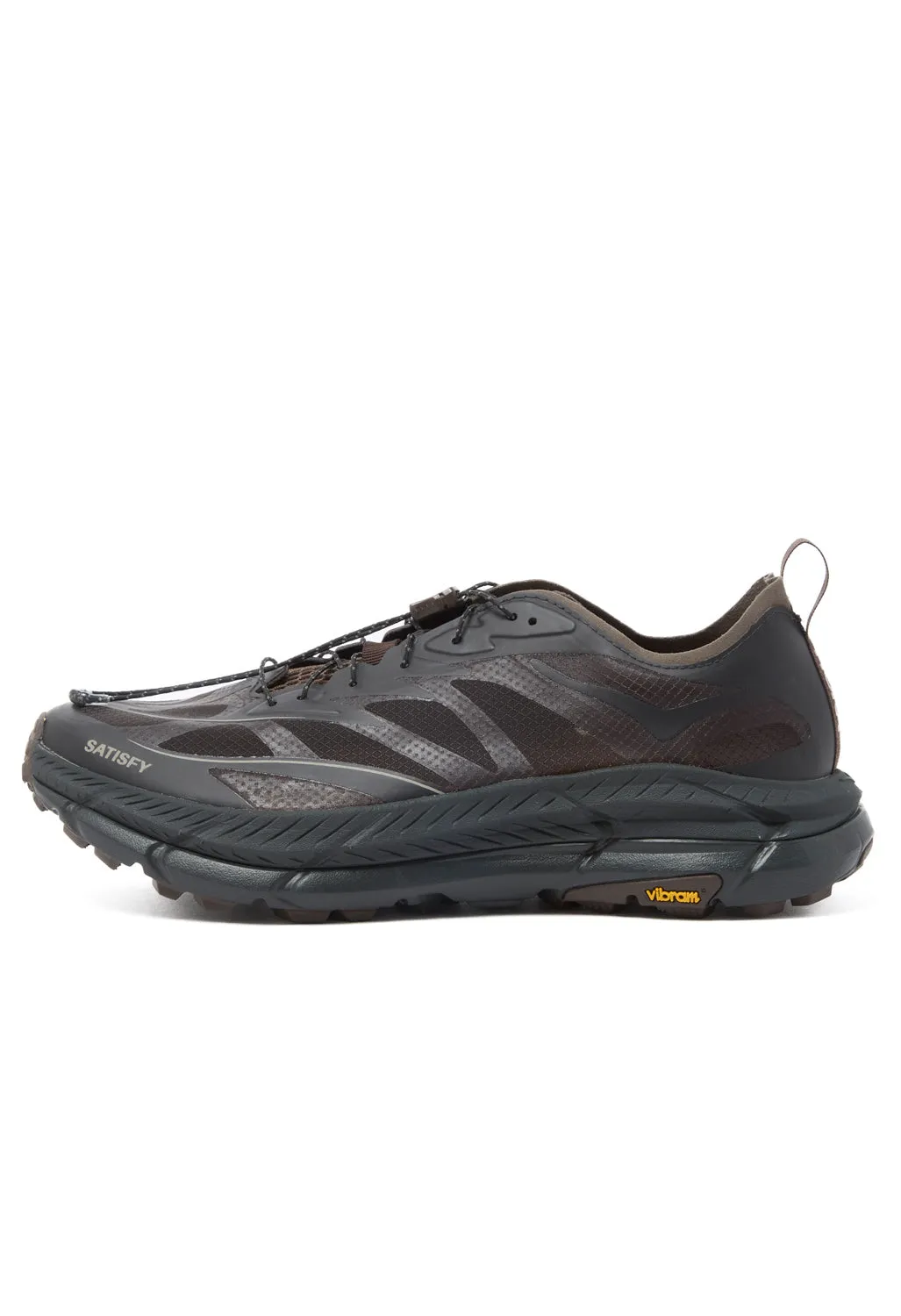 Hoka x Satisfy Mafate Speed 4 Lite - Coffee