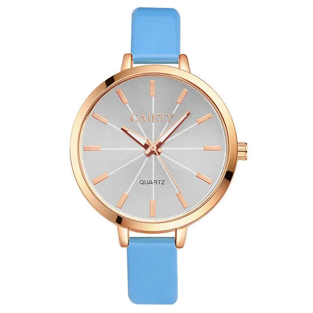 Hot sale 2017 Famous Brand watch Women leather wristwatches women's dress watches casual quartz watch Luxury wristwatch clock