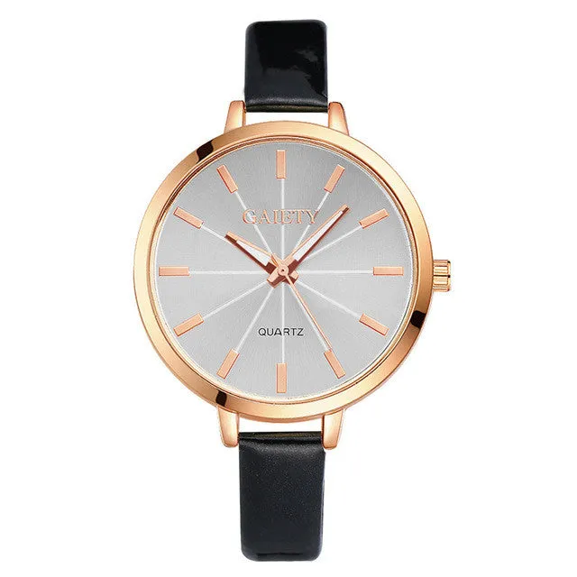 Hot sale 2017 Famous Brand watch Women leather wristwatches women's dress watches casual quartz watch Luxury wristwatch clock