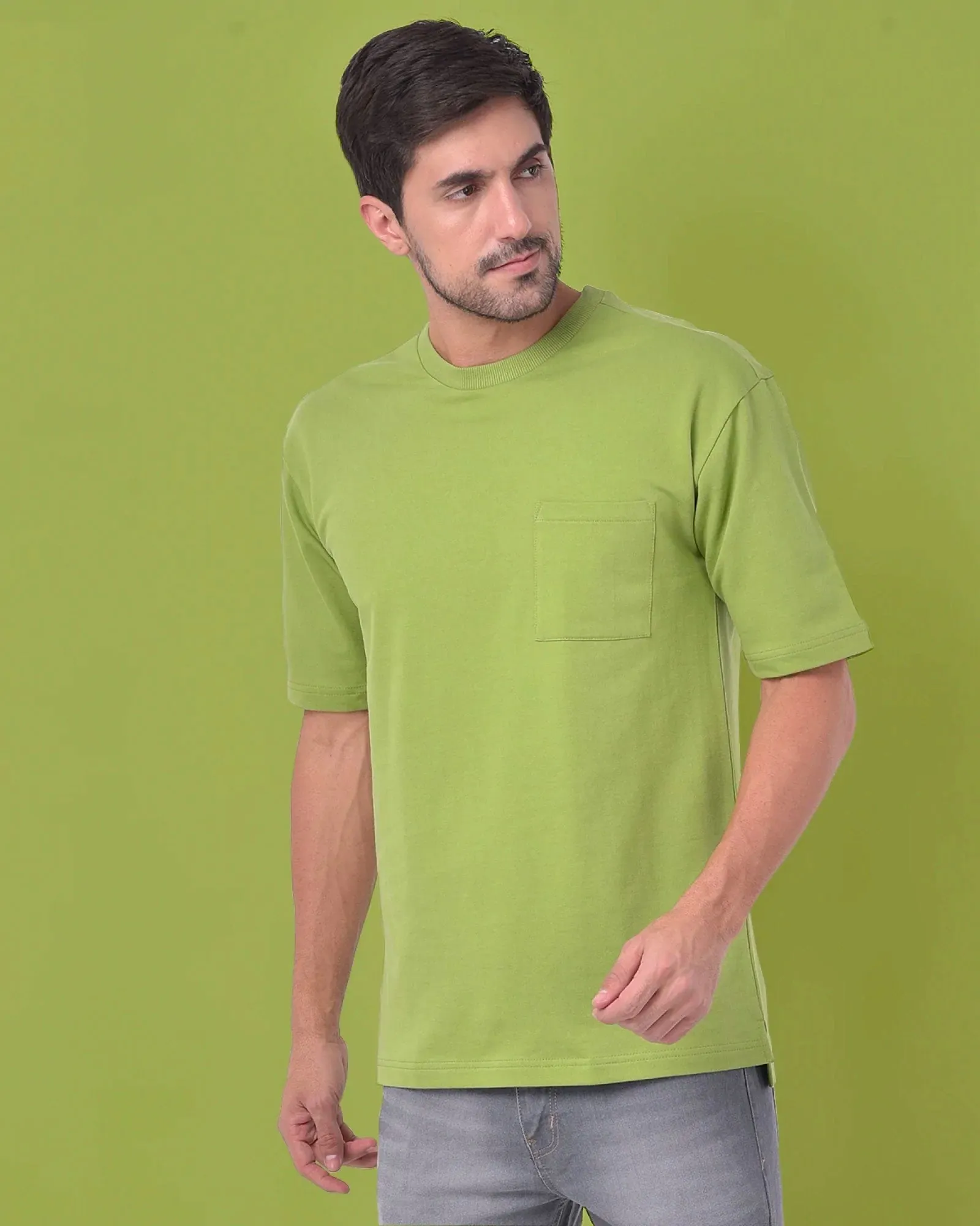 HW Crew: Chartreuse Green