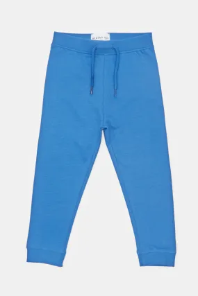 Infant Boys Blue Plain Active Pants