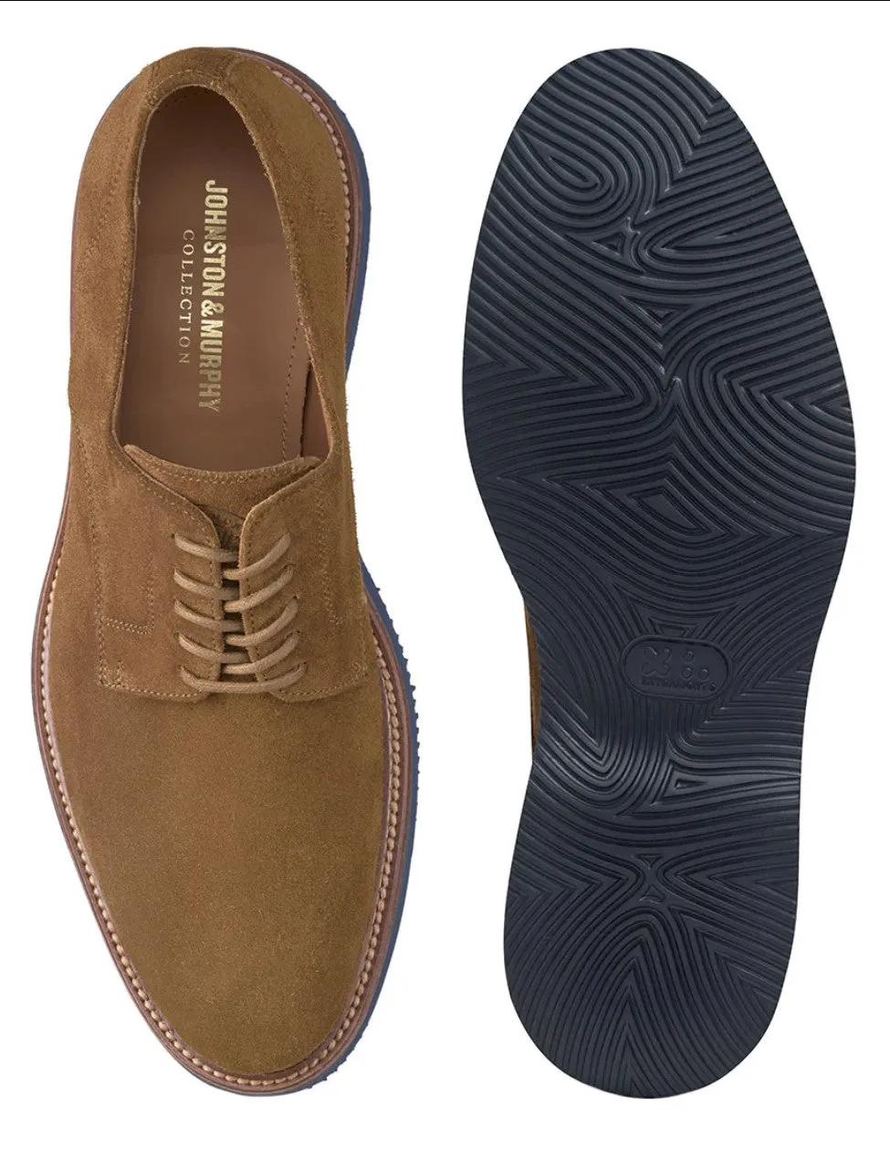 J&M Collection Jenson Snuff Suede Plain Toe