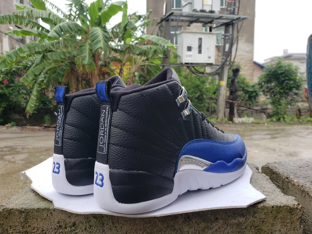 JORDAN 12 x BLACK GAME ROYAL