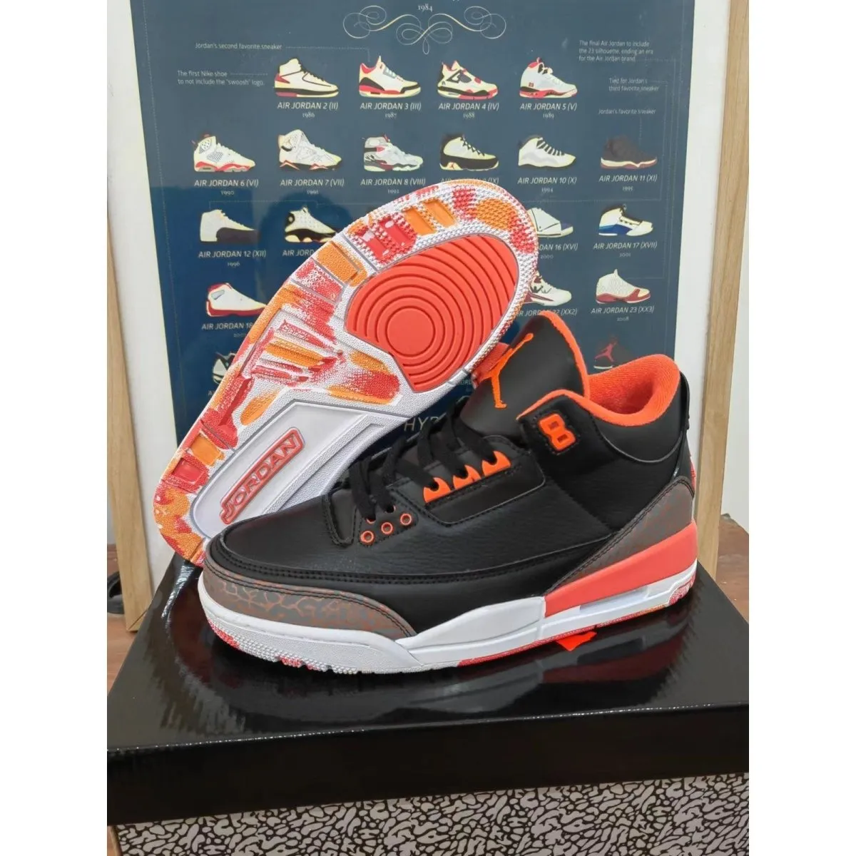 JORDAN 3 x KUMQUAT