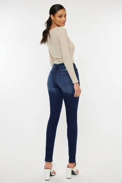 Kancan Mid Rise Gradient Skinny Jeans (Online Exclusive)