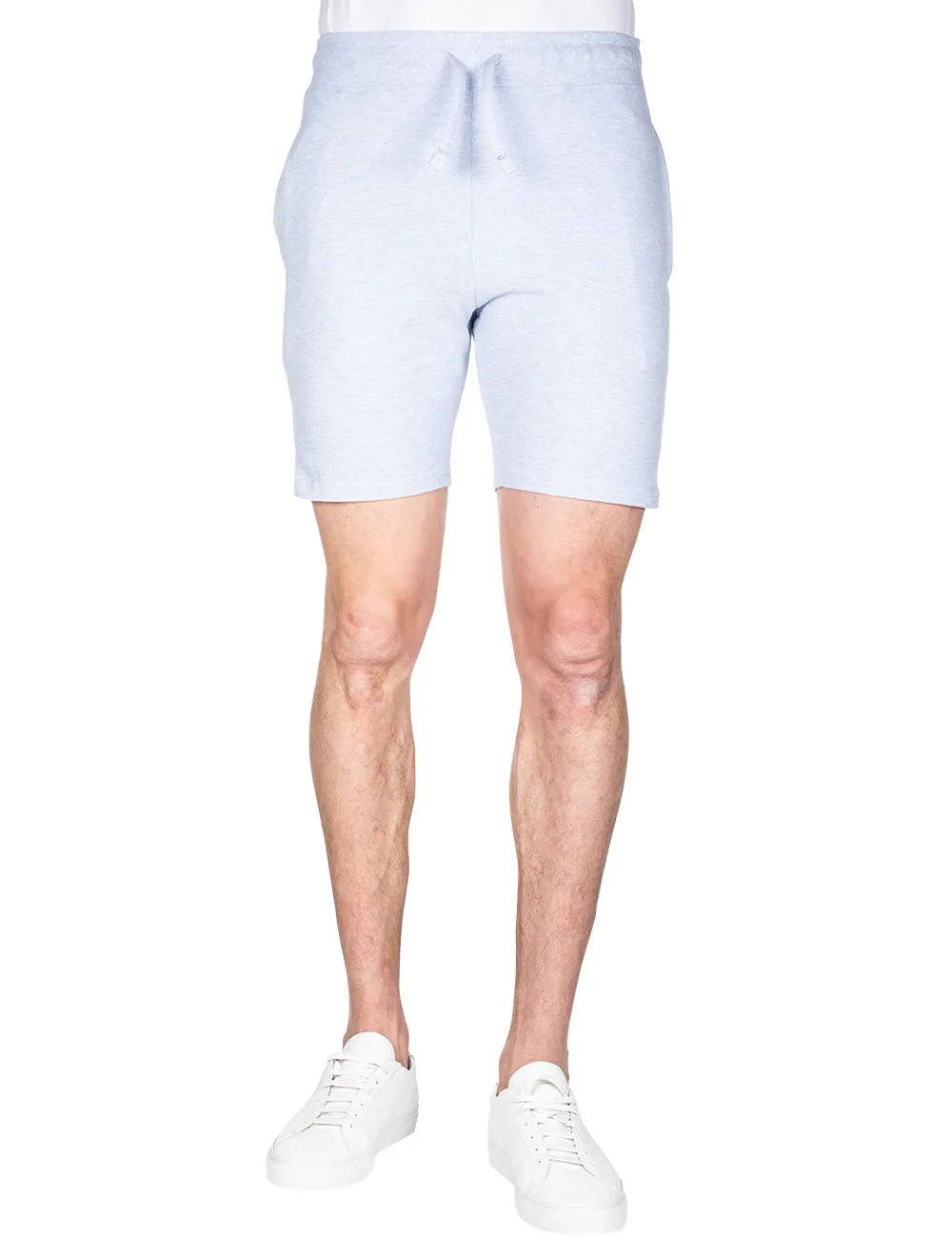 Key Piqué Shorts Light Blue Melange