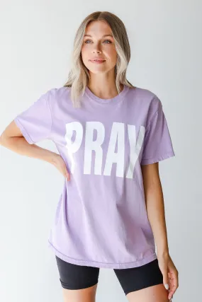 Lavender Pray Tee