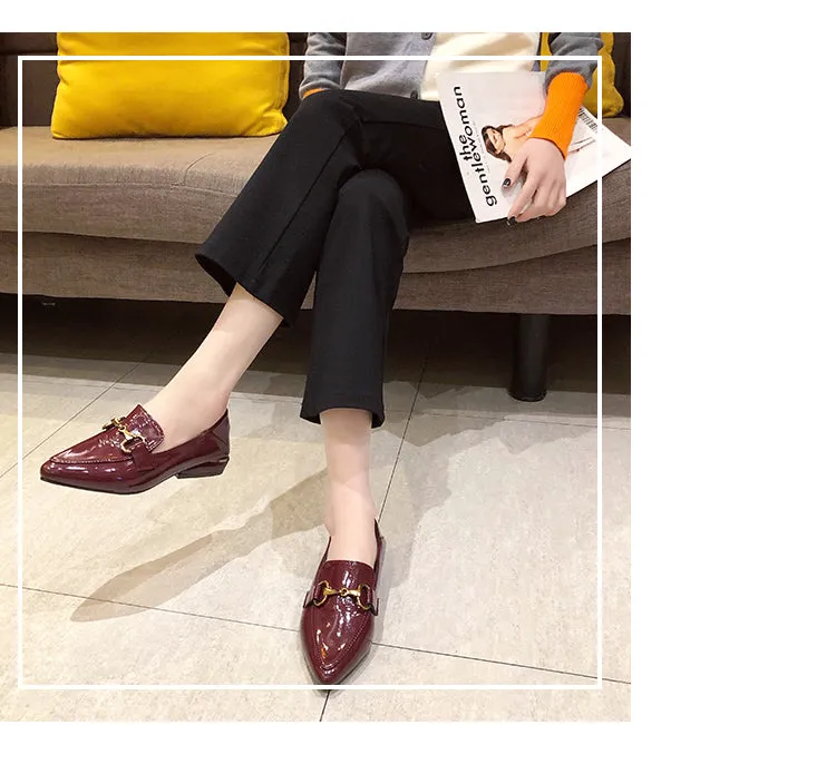 Leather office Shoes Women Spring And Summer 2023 | Brodtica.com