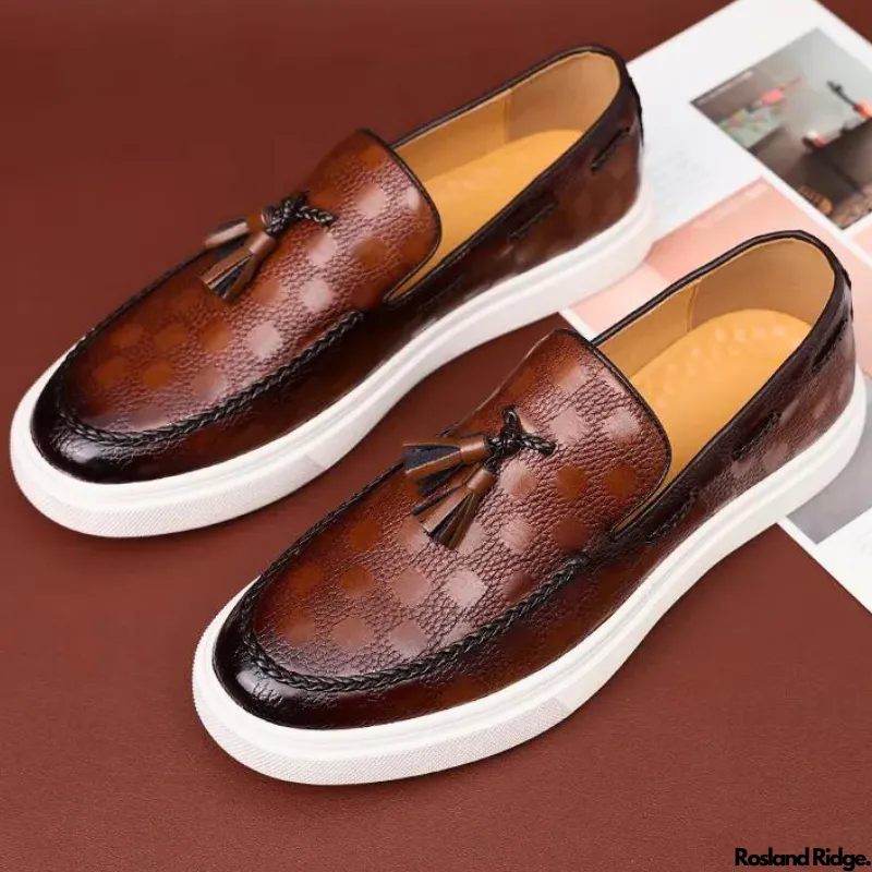 Leren Loafers Met Kwastjes