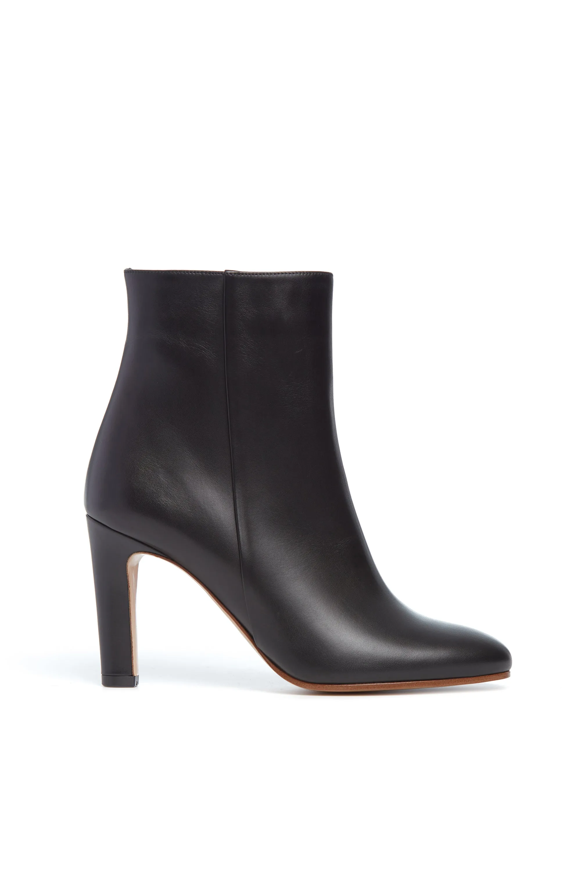 Lila Ankle Boot in Black Leather