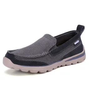 Men Slip On Breathable Mesh Soft Sole Flats Casual Sneakers